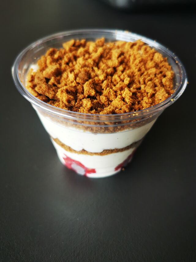 Tiramisu spéculoos framboise 