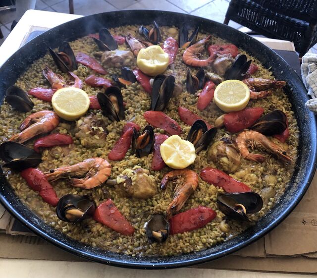 Paella sur commande 