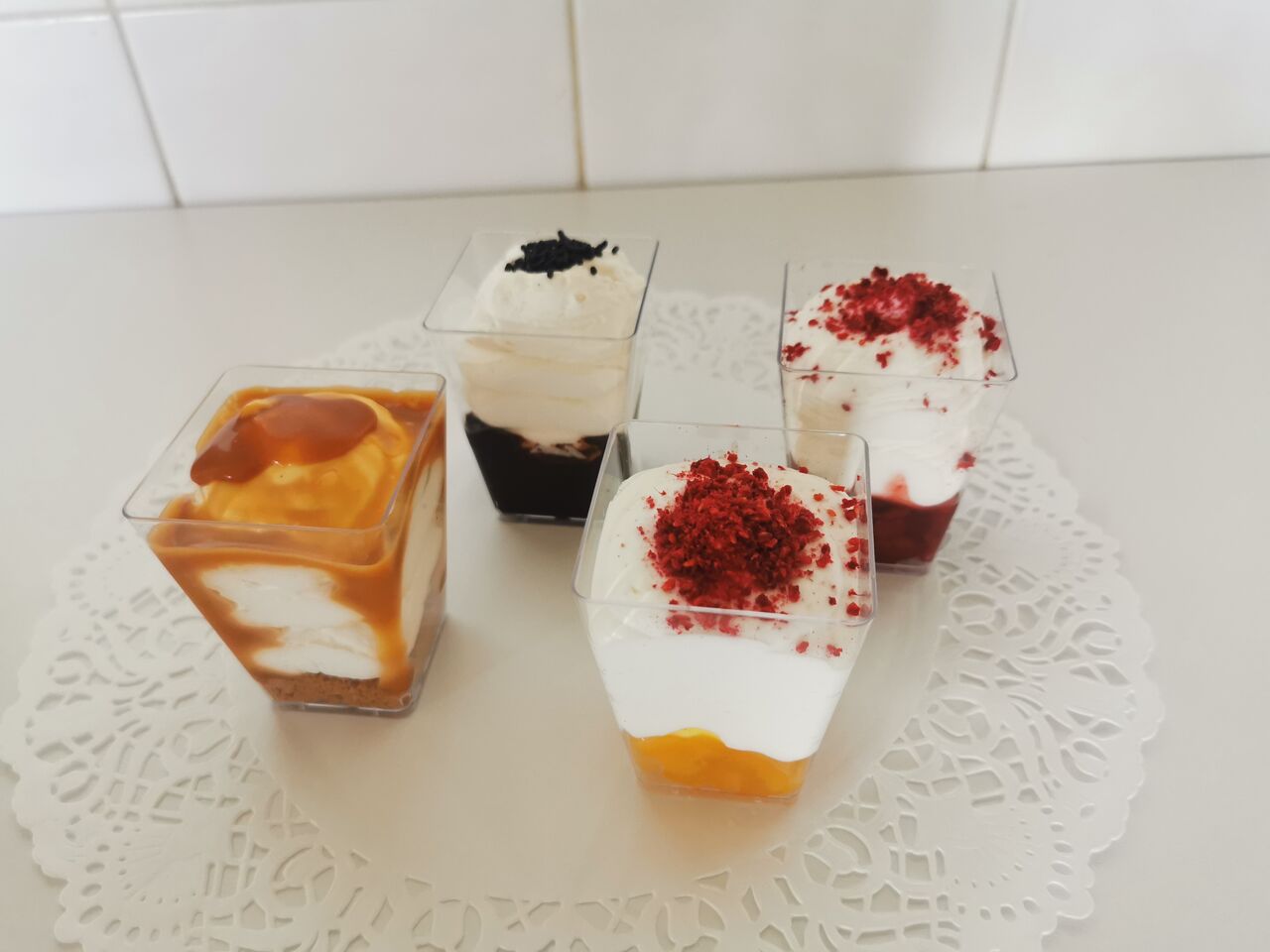 dezertné poháriky s mascarpone krémom