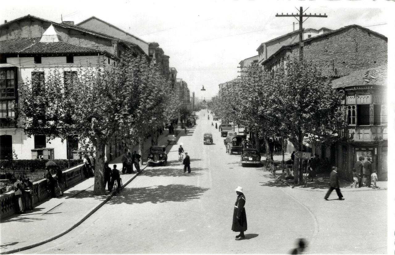 Postal Calle de Vitoria - Miranda de Ebro