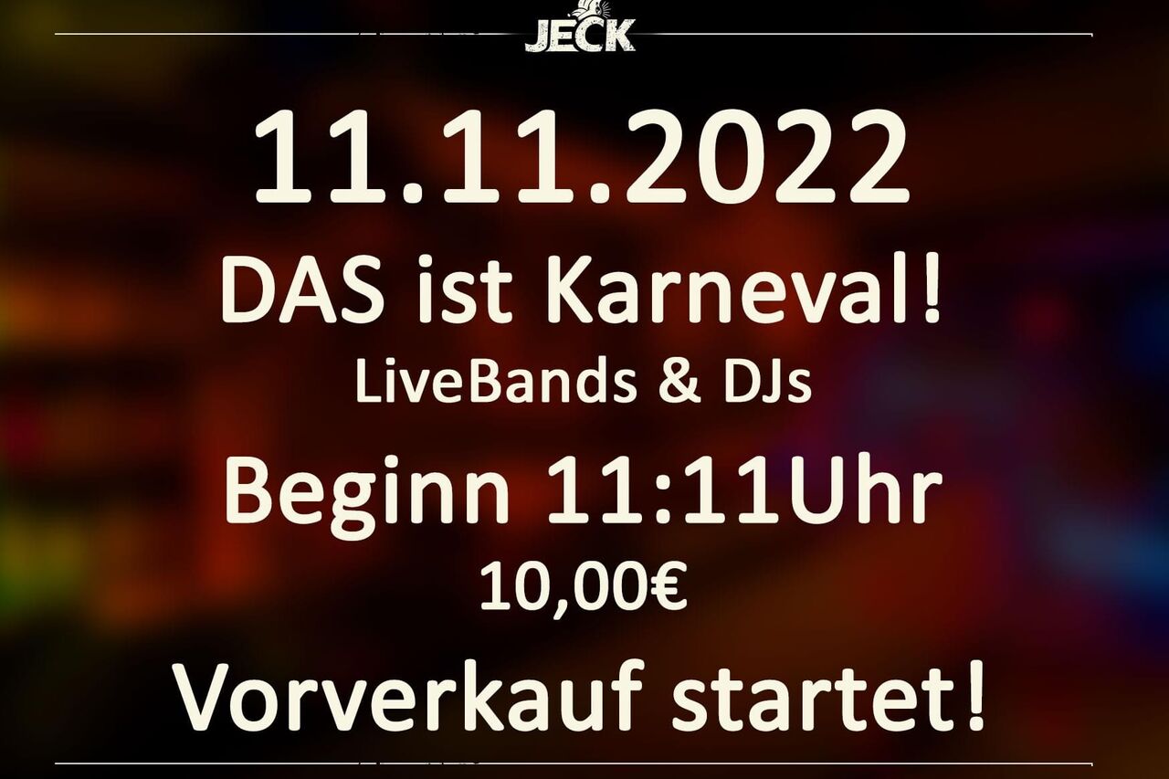 DAS es Karneval!!