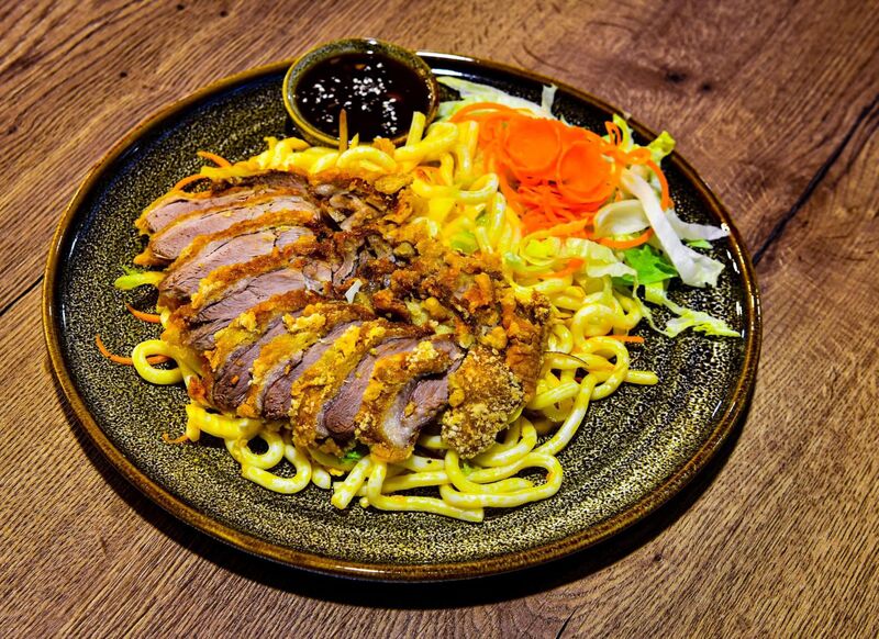 Udon vịt chiên