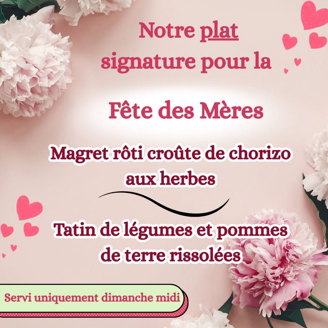 Dimanche Fete des mères