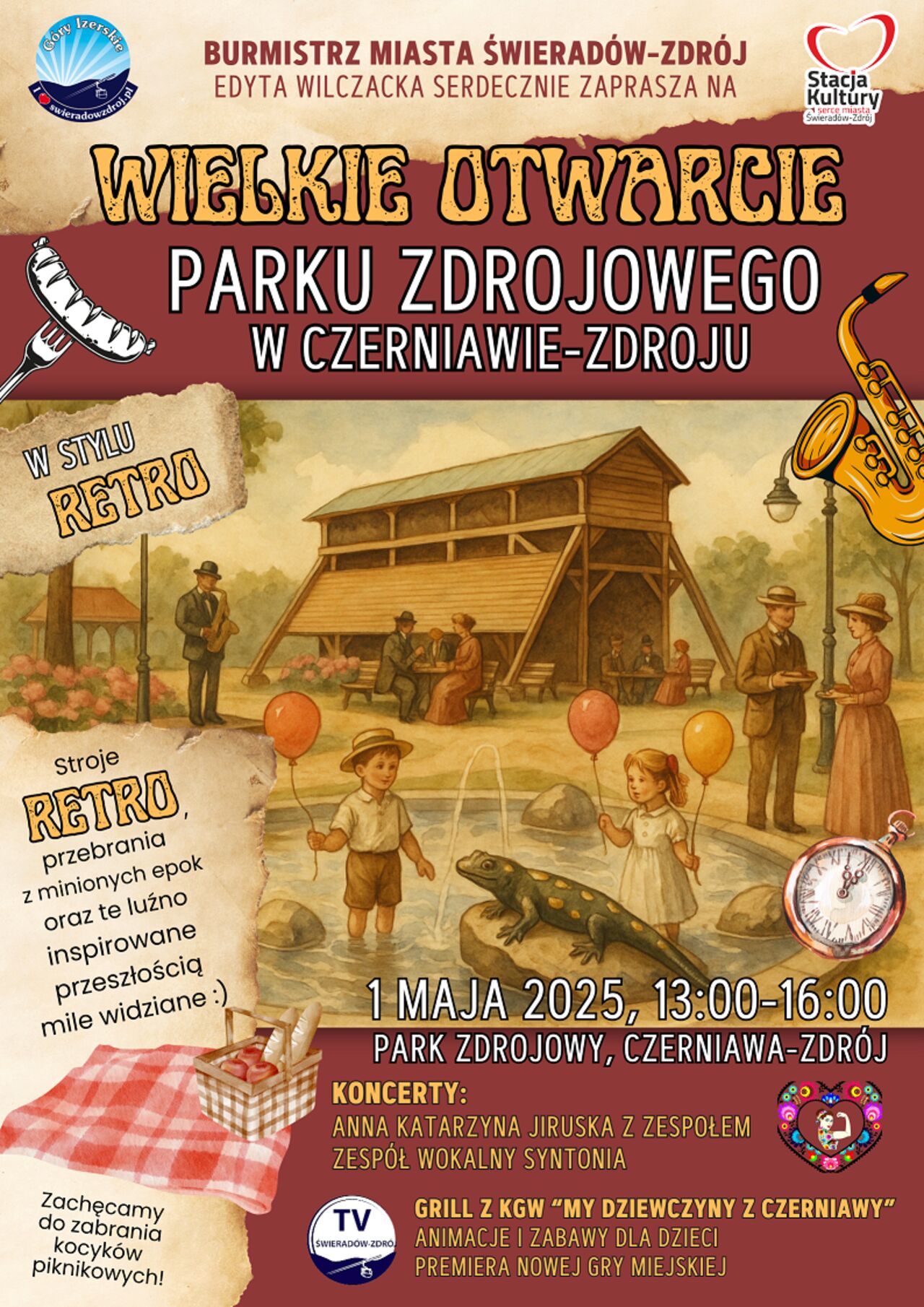 Wielkie Otwarcie Parku Zdrojowego w Czerniawie Zdroju