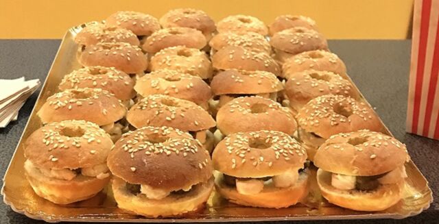 Minis Bagels
Purée de butternut champignons chèvre