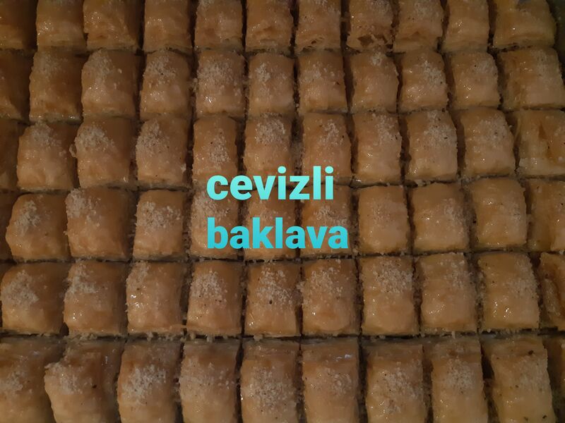 SANAY pastanesi
Cevizli baklava