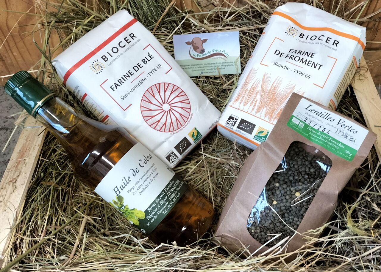 Farine, Lentilles, huile - Ferme du Petit Fumechon