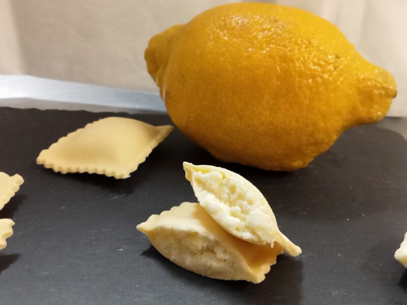 Ravioletti ricotta e limone