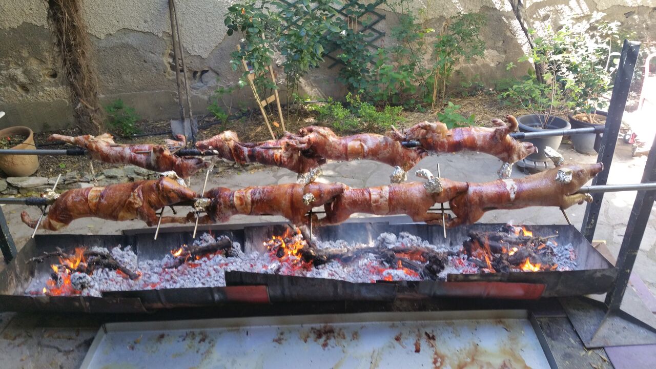 porcelets à la broche