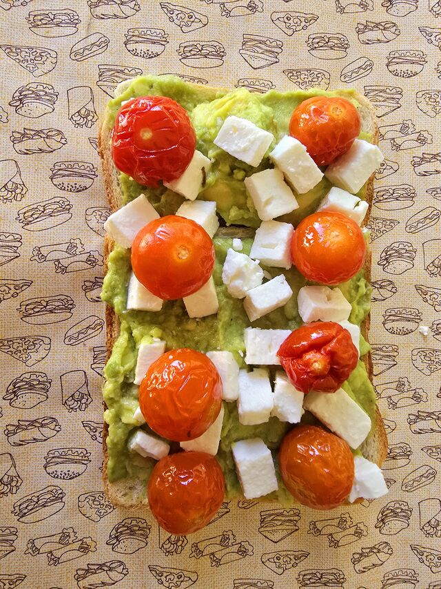 Avocado Toast Feta Cheese