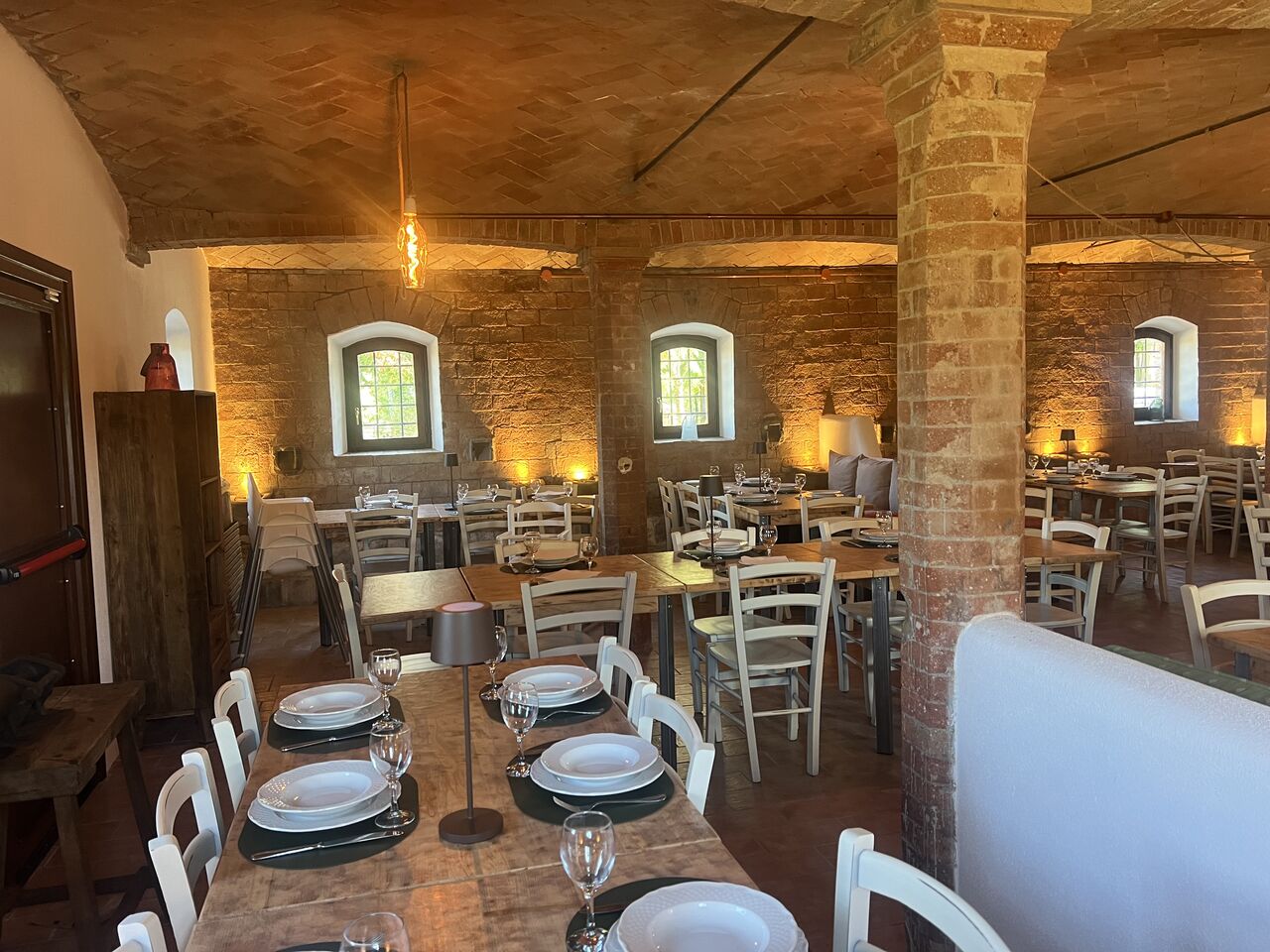 La sala principale del ristorante 
