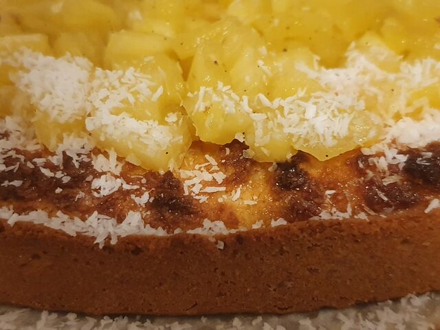 Tarte ananas et coco