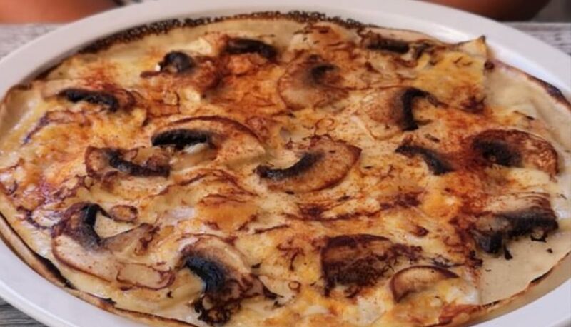 Crêpe Fromage, Champignons de Paris