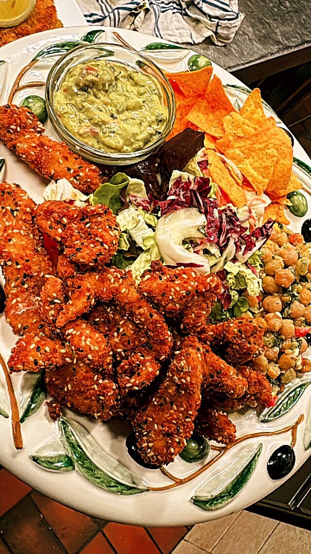 Bowl mit Putenstreifen