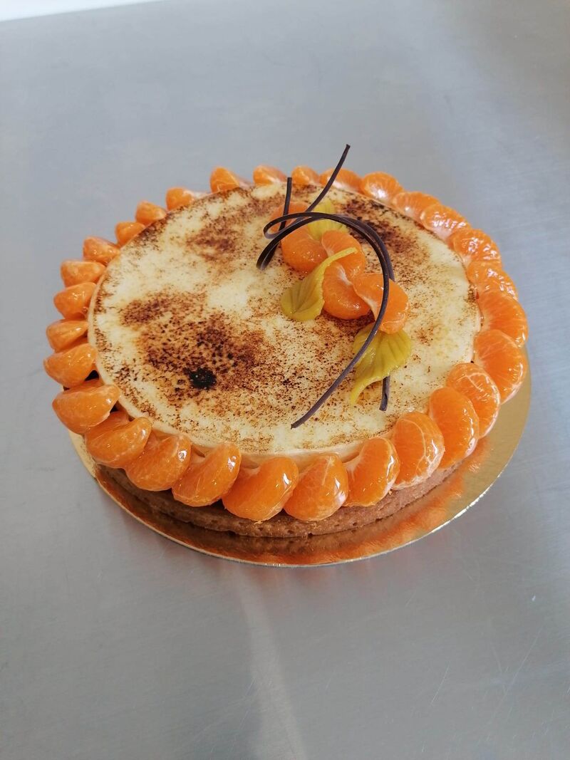 Tarte Chiboust Agrumes