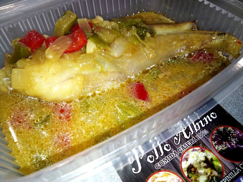 Colas de rape a la jardinera, una de las cositas del menú 