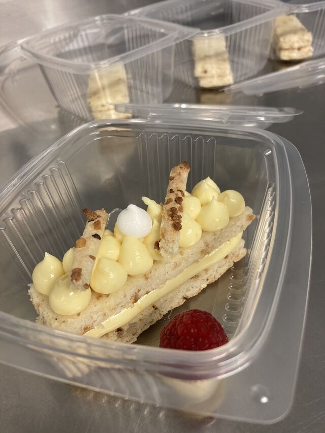 Dacquoise et sa crème citron!