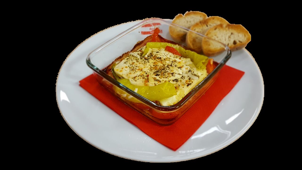 Gebackener Schafskäse