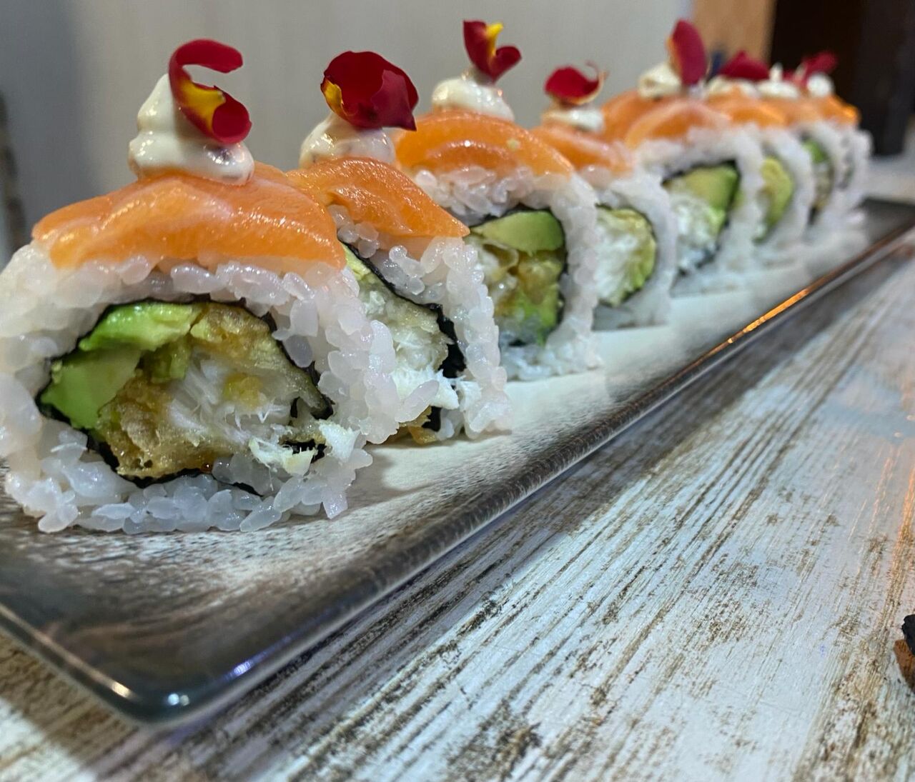 Uramaki de pez mantequilla