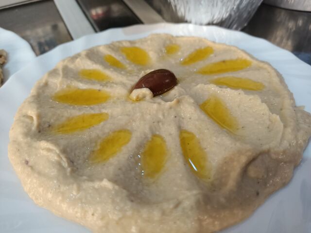 Humus de garbanzo.