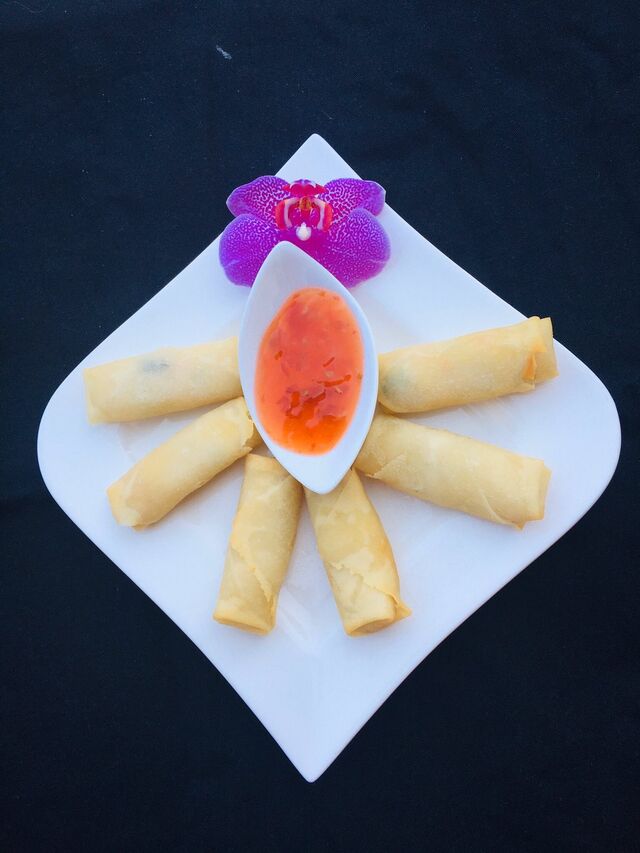 Nr. 3: Frühlingsrolle vegetarisch (6 Stück)