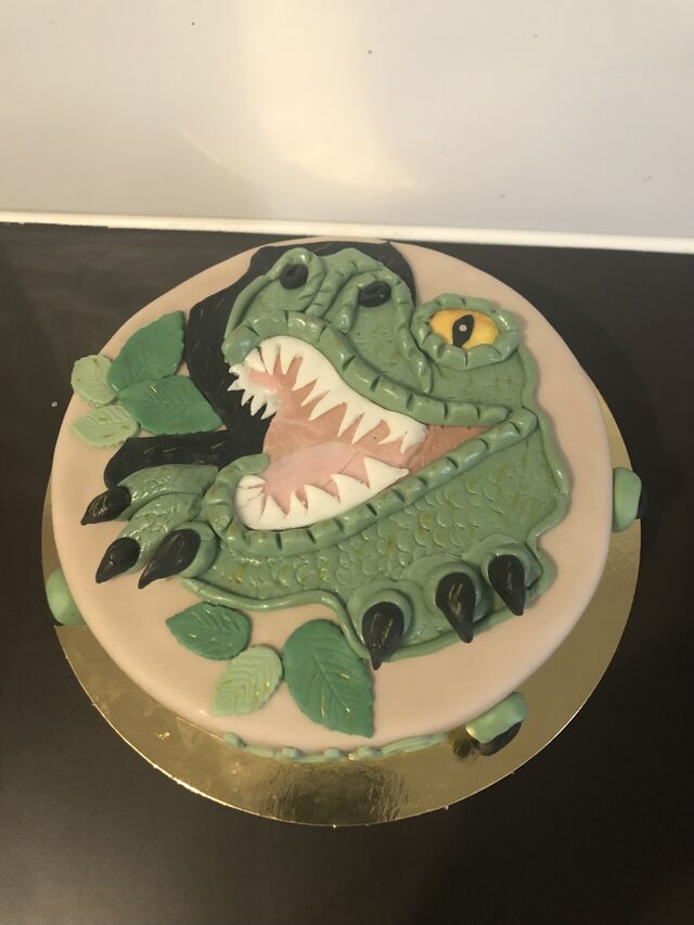 cake design dinosaure 