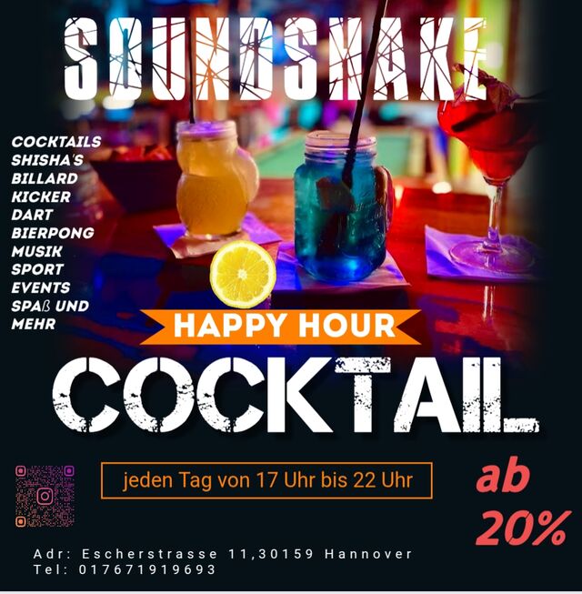 Cocktails happy hour 
