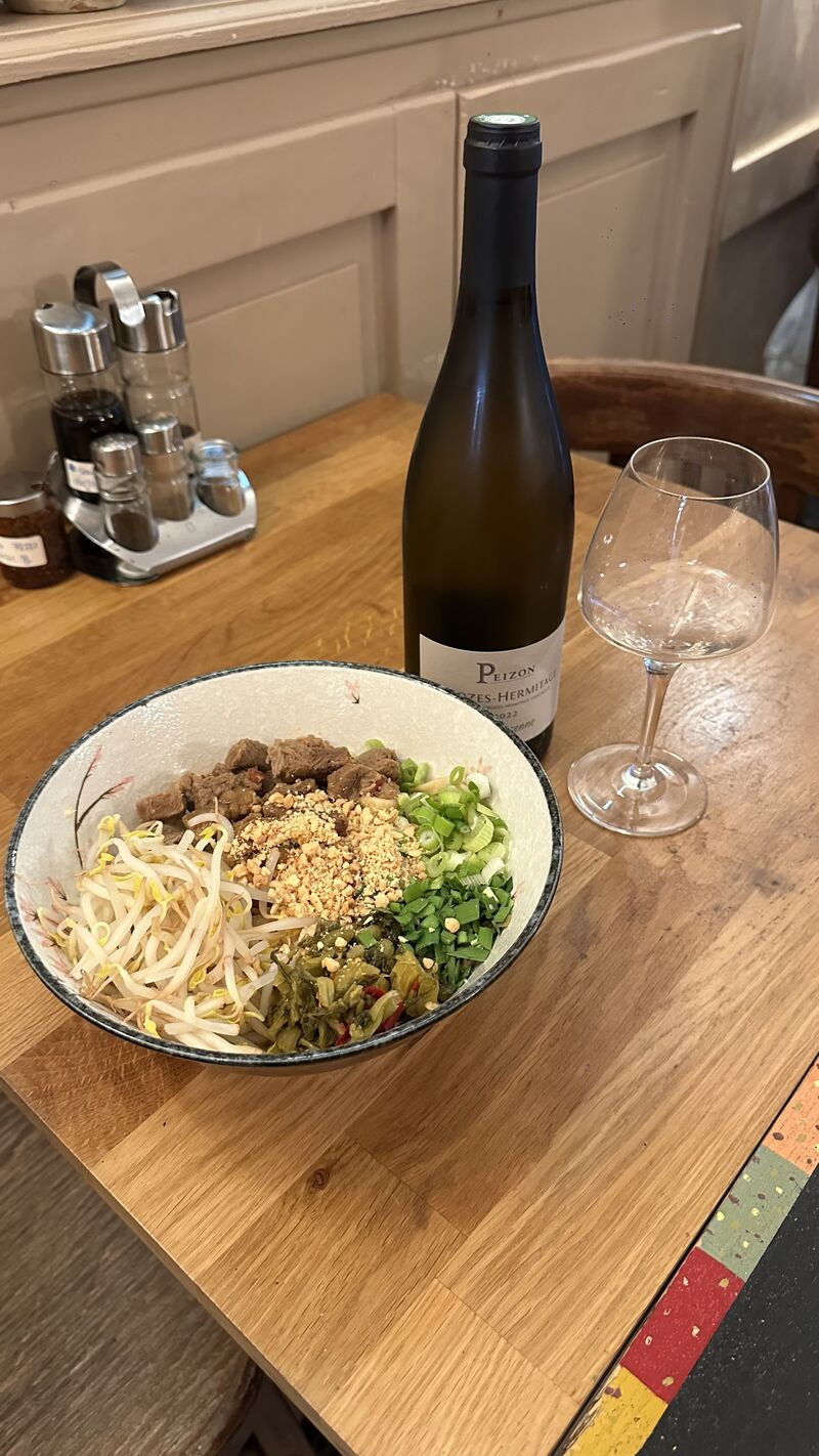 Nouille de riz Bœuf sans soupe