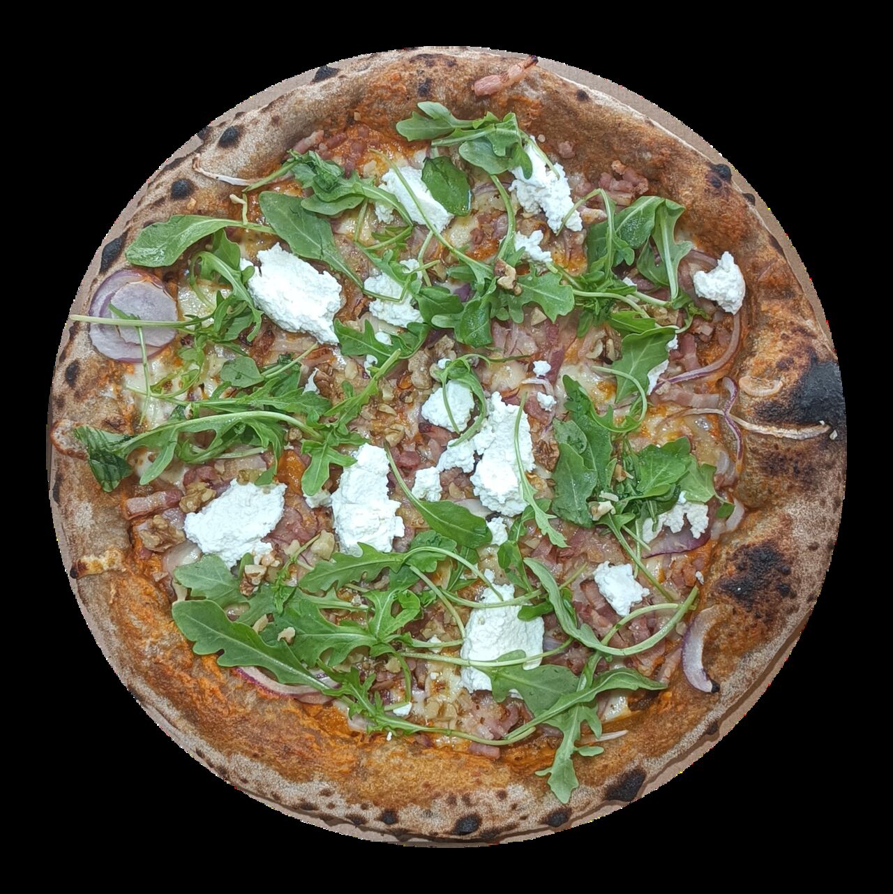 Septembre La Noce Pepe - Base crème poivrons rouges maison, ricotta, noix concassées, 