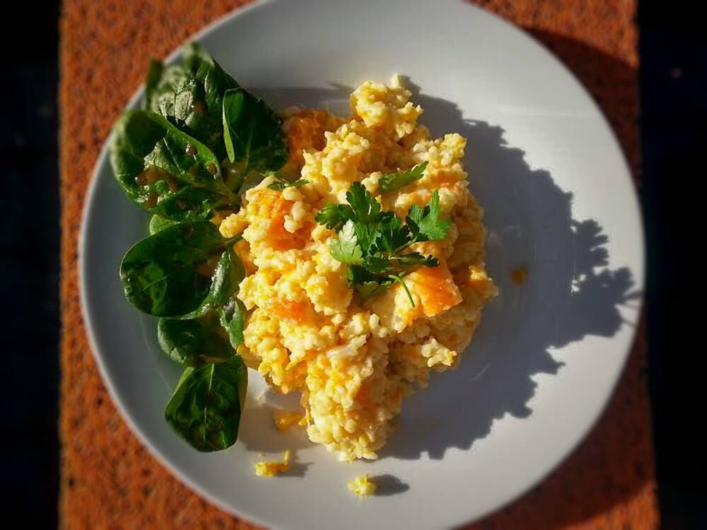 - Curry de crevette acidulé
- Risotto de courge de Nice