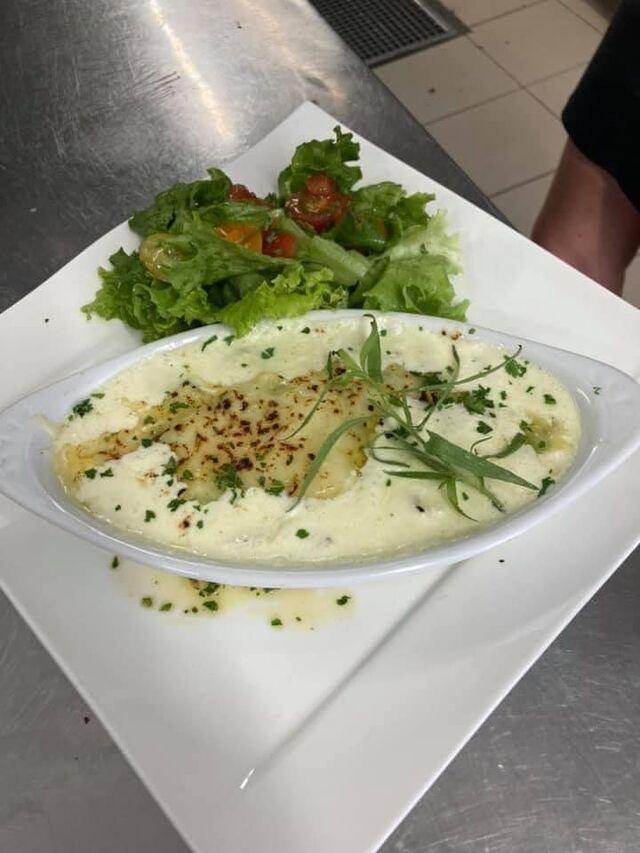 Raviole de Royans gratiné au comté 