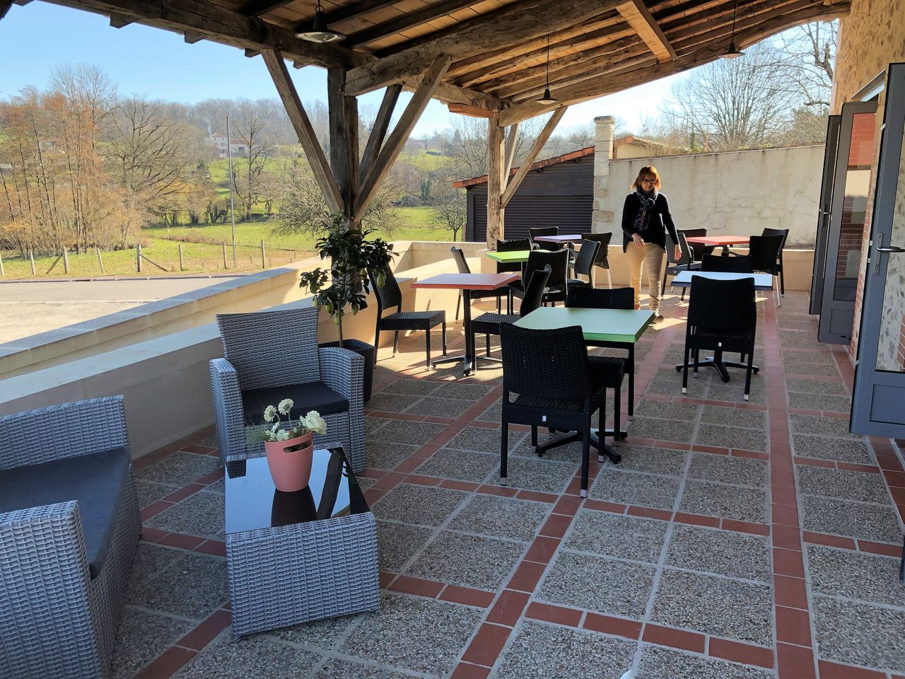 Venez profiter de notre terrasse