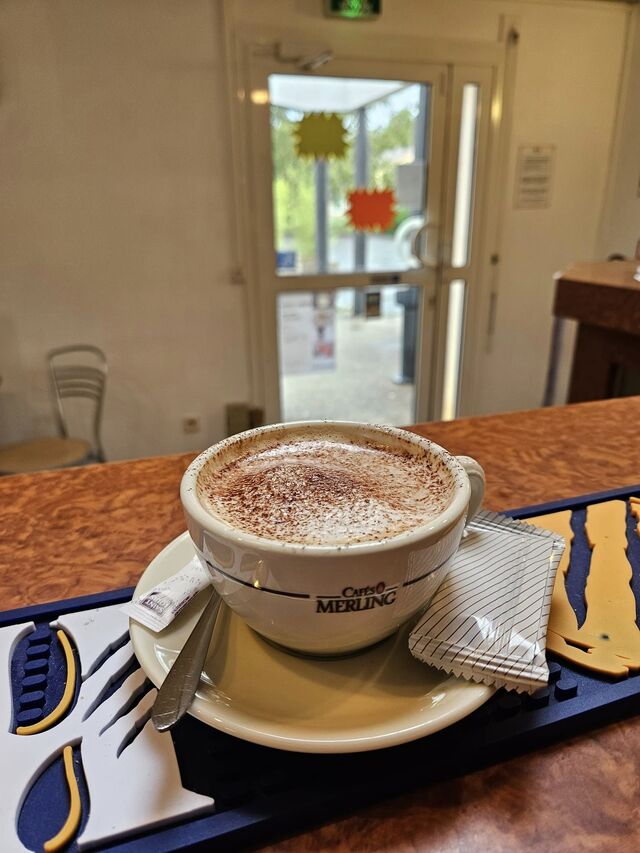 rien de mieux qu'un bon cappuccino