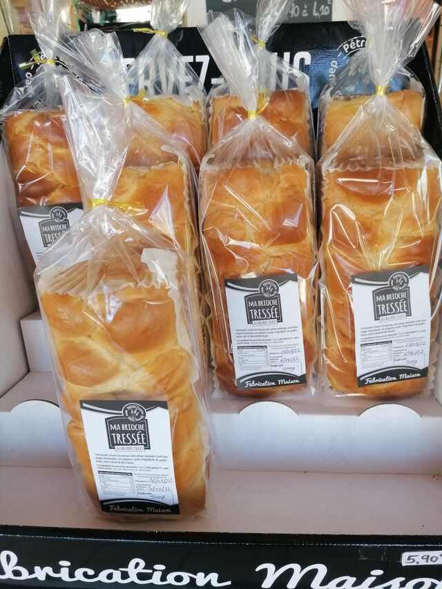 Brioche tressée maison