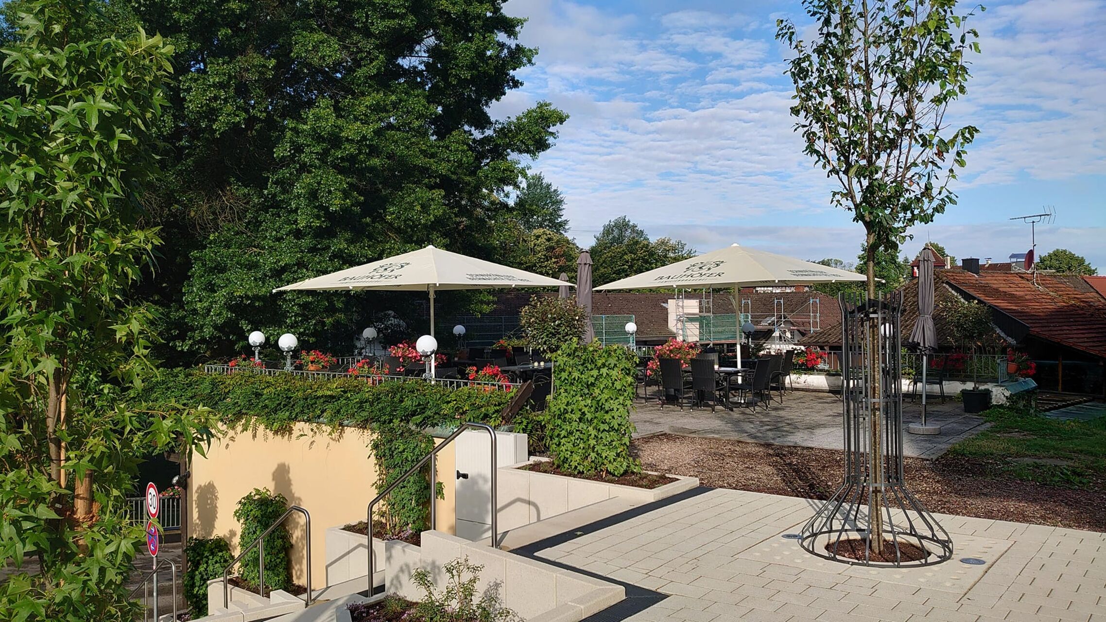 Biergarten geöffnet