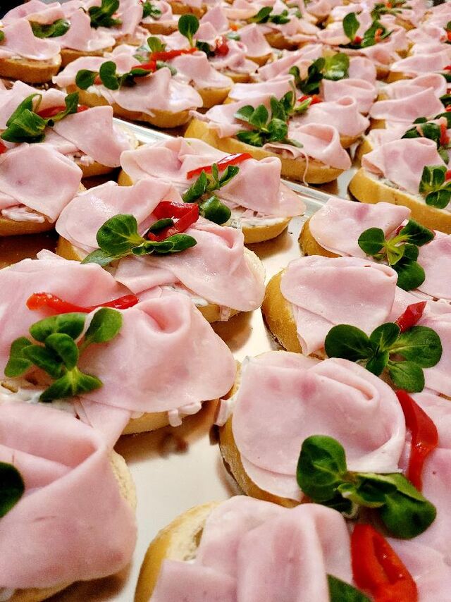 Šunkové chlebíčky