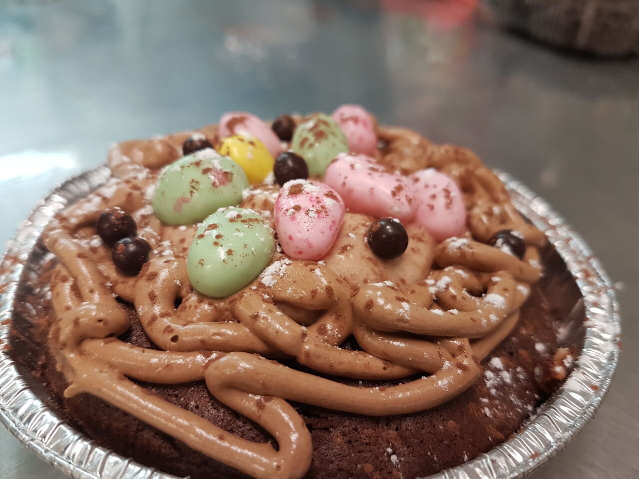 Nid de pâques chocolat praliné