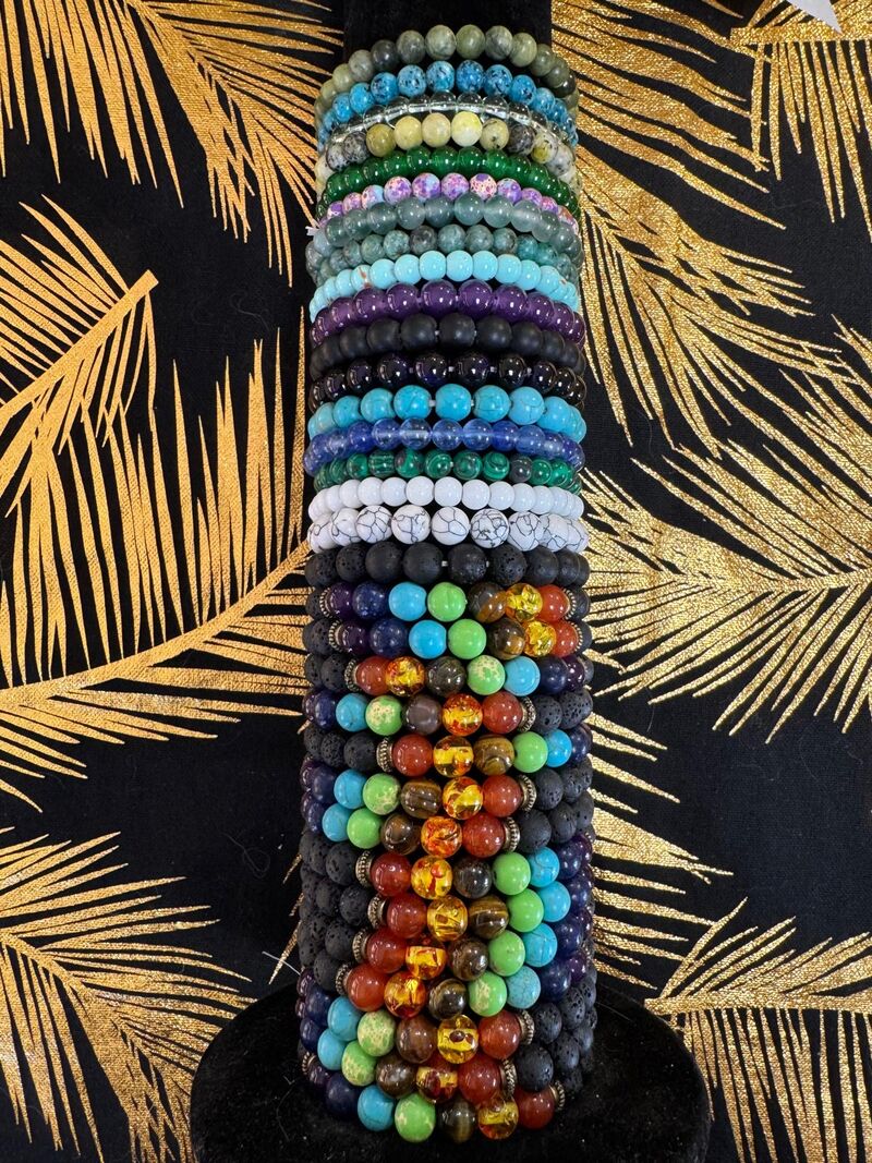 Bracelets en pierres synthétiques « Mounalight »