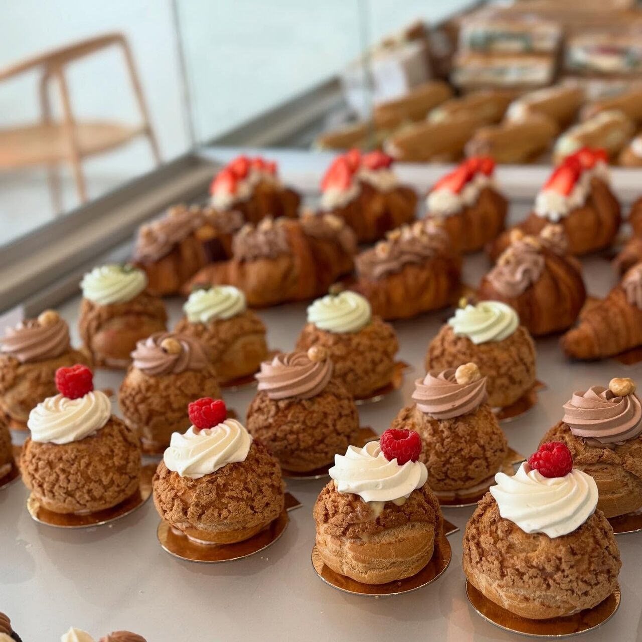 Petits choux crémeux