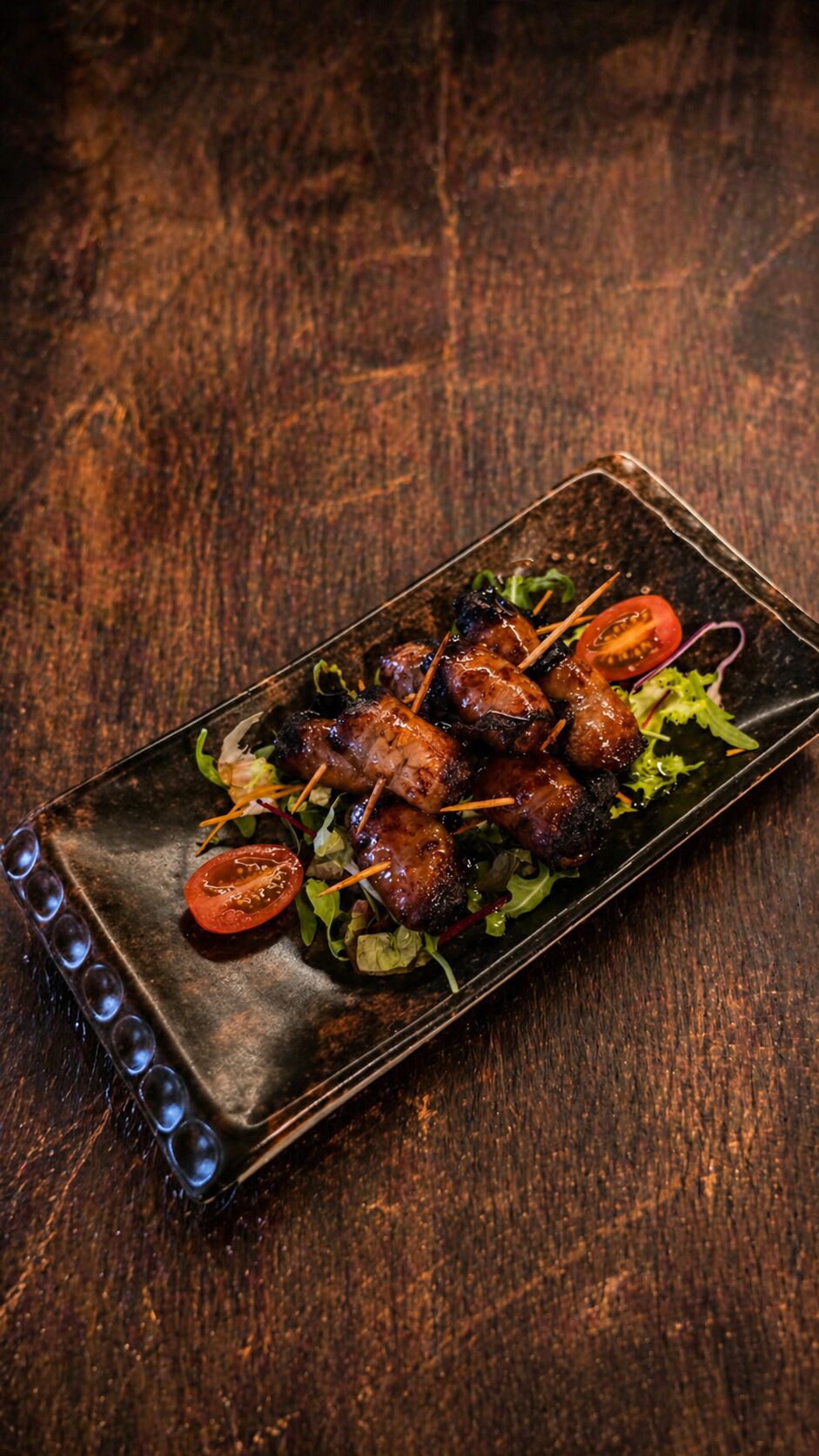 Datiles con Bacon y miel