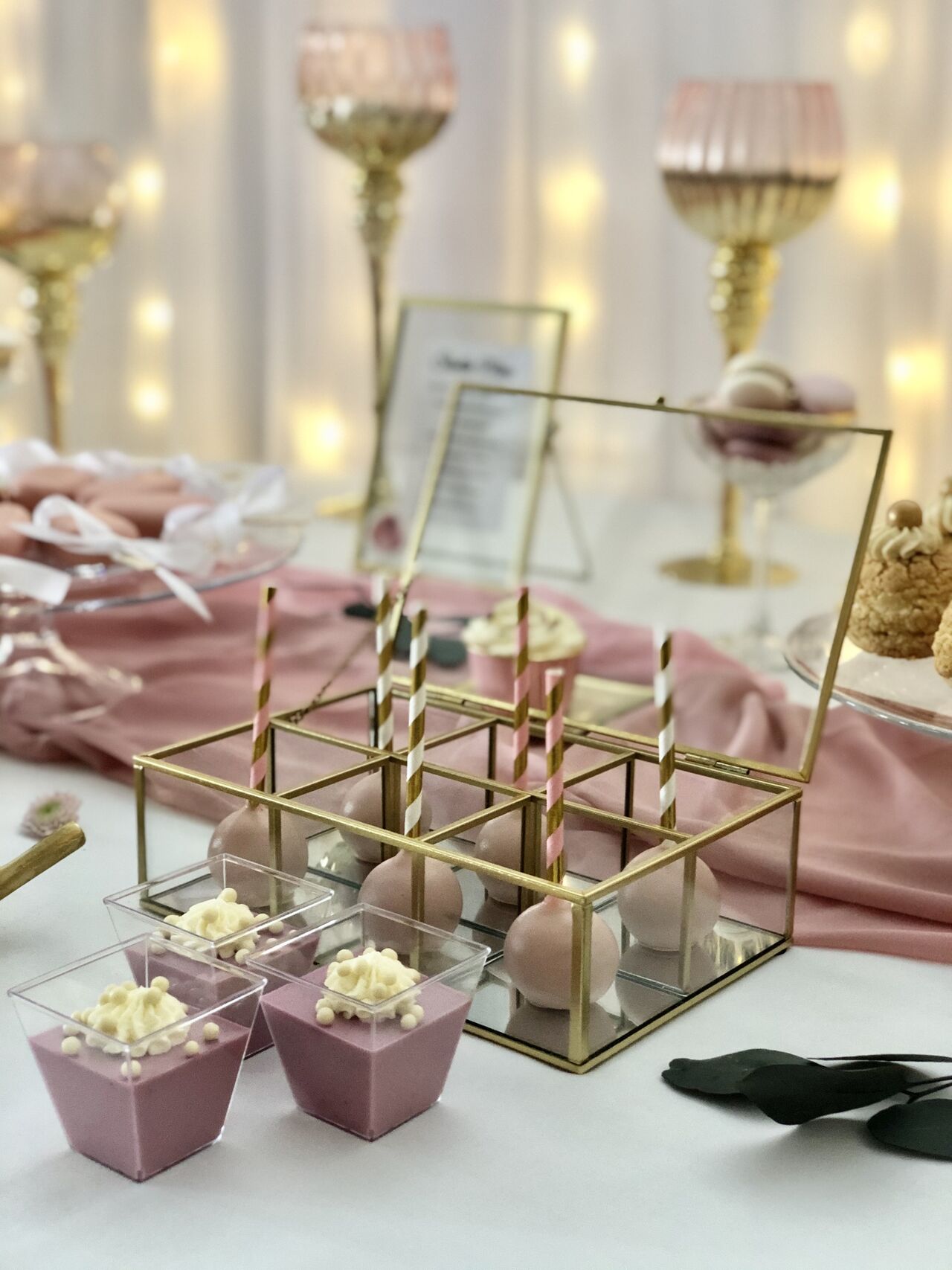 Mini deserki - panna cotta i cake pops