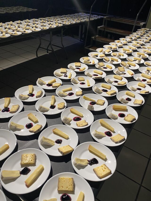 Trio de fromage de Savoie et confit de myrtille 