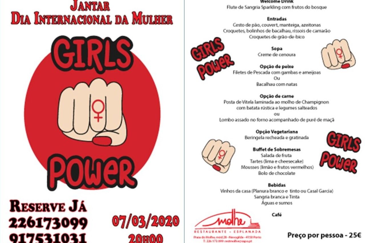 Jantar Comemorativo do Dia Internacional da Mulher