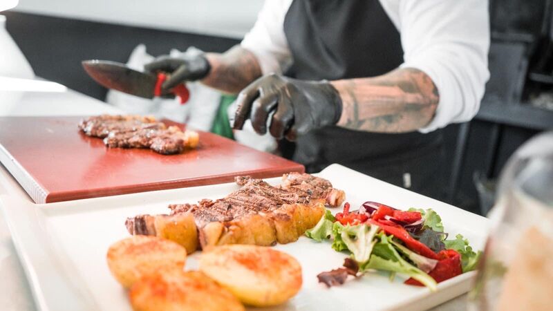 Entrecot de angus premium.