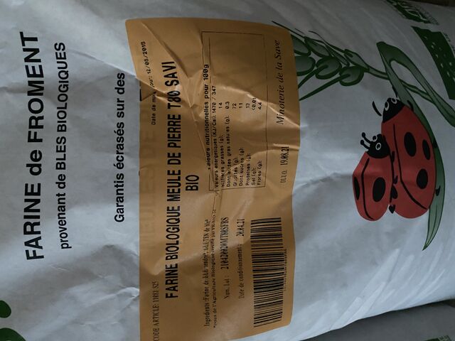 Farine Bio T80 Meule de pierre moulin de Save à Grenade /Garonne