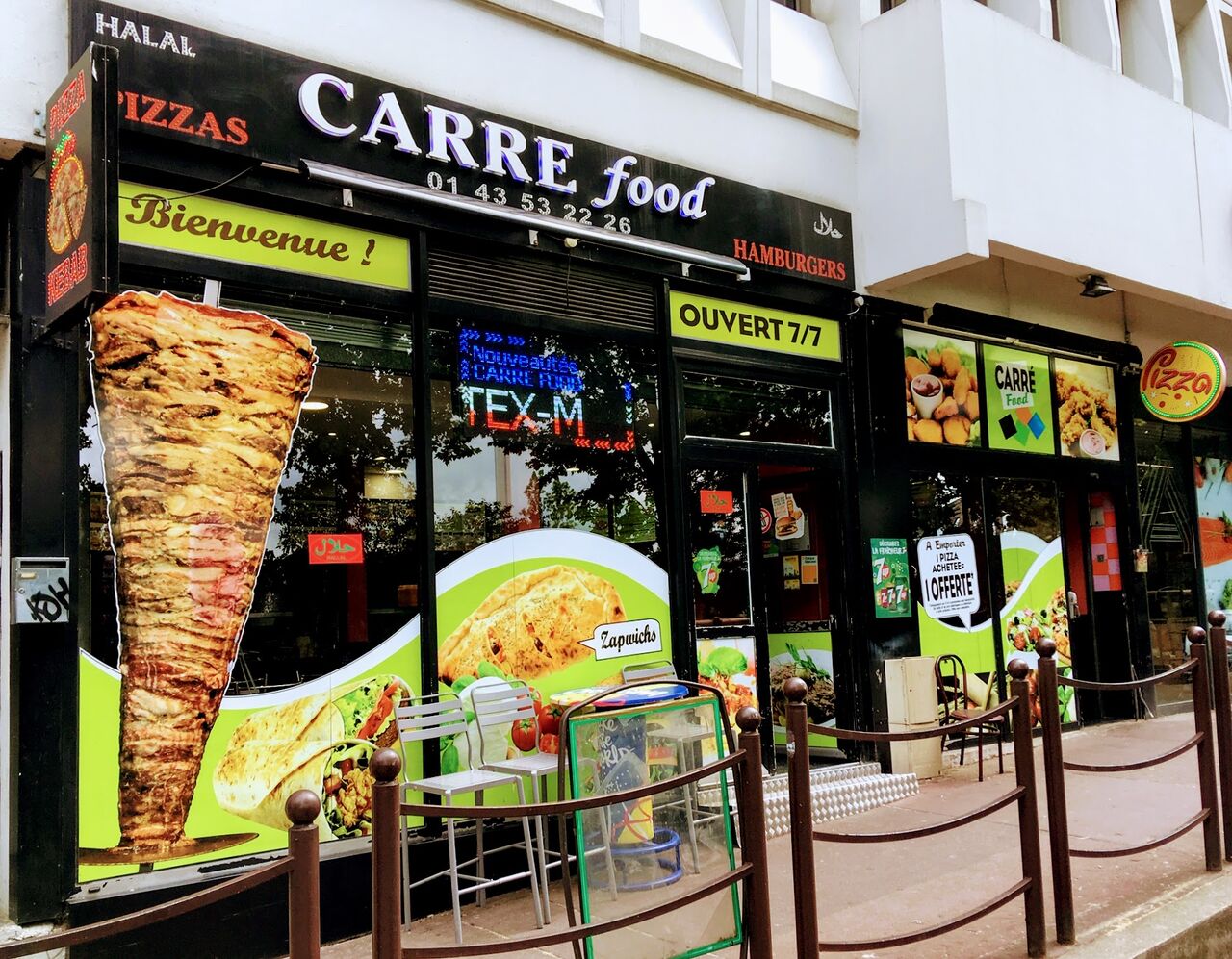 Devanture de Carré food 