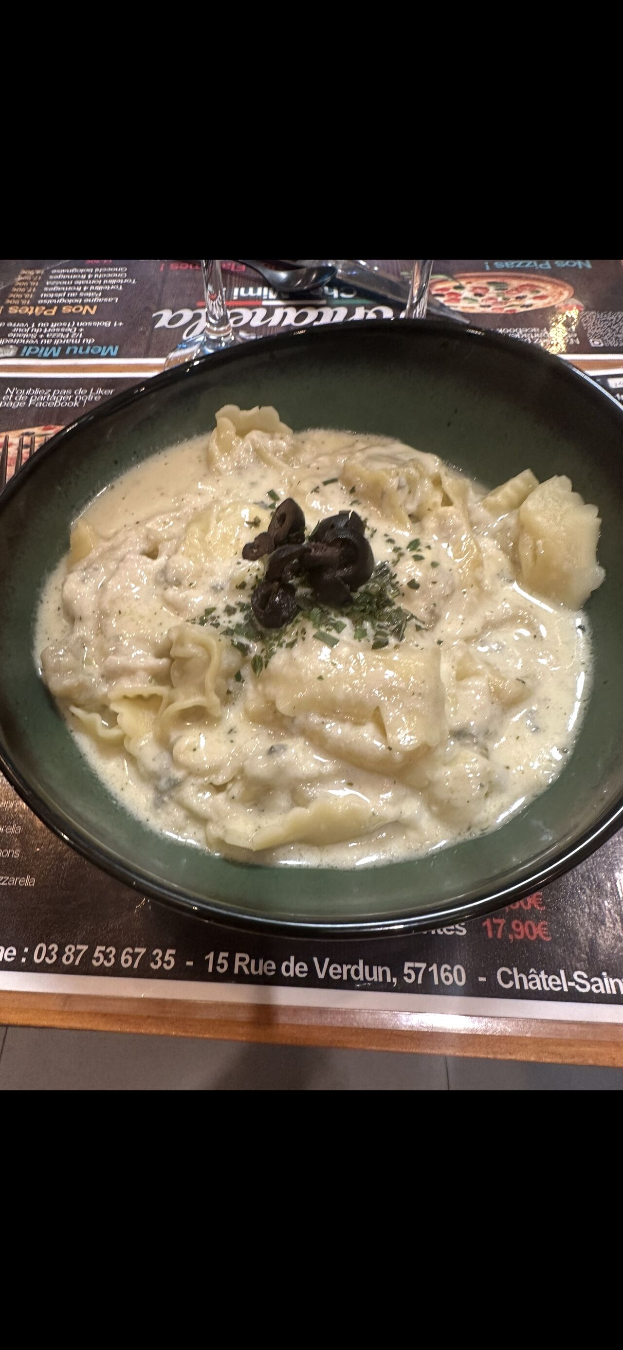 Tortellini, quatre fromages 👍😜😍🥂