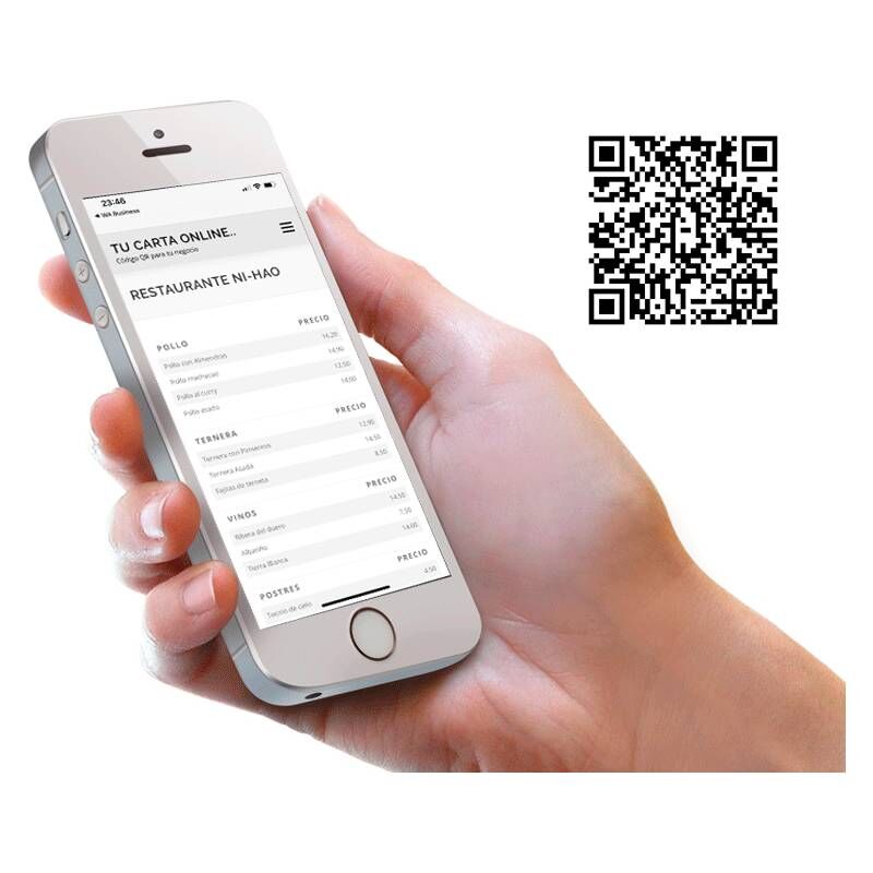 Codigo QR para carta Digital para nuestros clientes