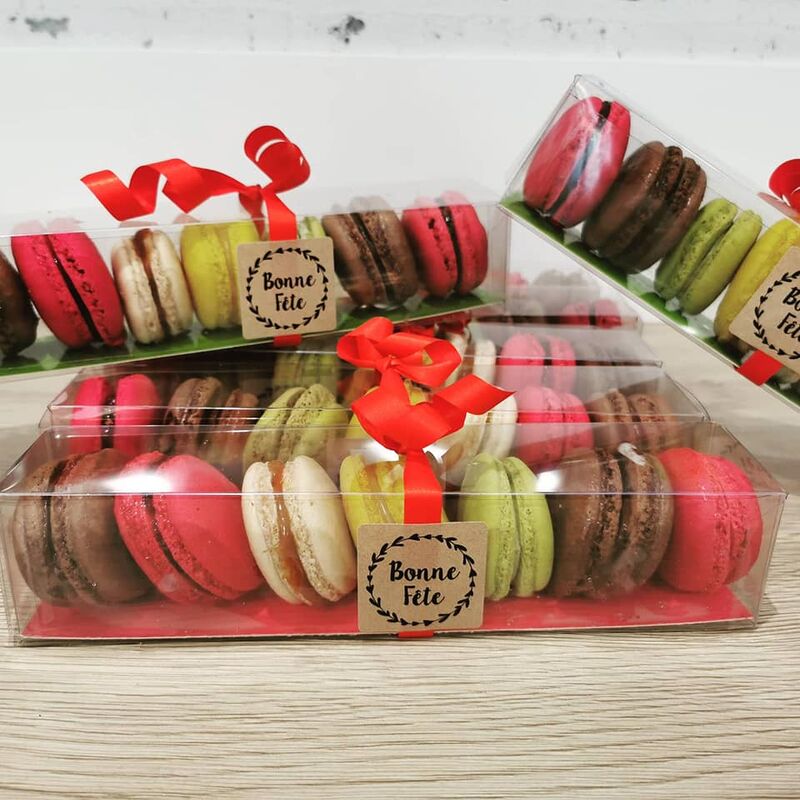 Macarons à l'unité ou en réglette de 5 ou 10