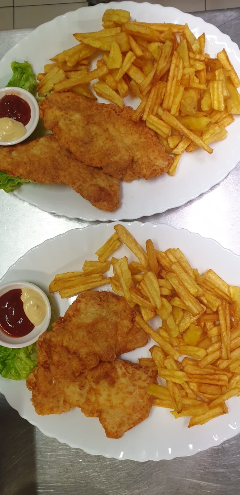 Blanc de poulet pané